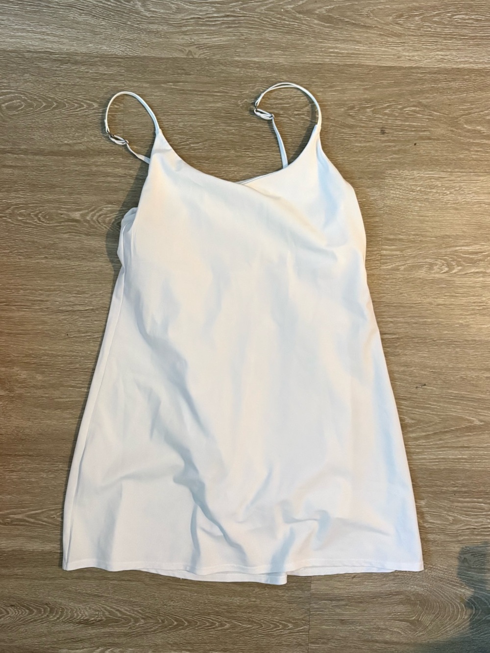 Abercrombie & Fitch White Spaghetti Strap Mini Dress